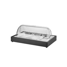 미니반찬 쇼케이스 냉장 빵 진열장형 트리플 4cm 스테인리스 스틸볼 블랙, 더블 4cm 스테인리스 스틸 볼 스틸