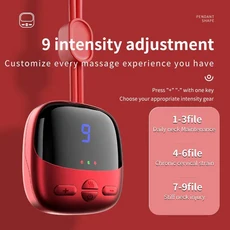 신제품 미니 스마트 목걸이형 어깨 경추 마사지기 휴대용 온열 목 보호기