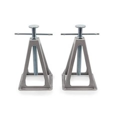 Camco 44561 올림피언 알루미늄 스택 잭 RV 또는 캠핑카의 안정화 및 수평 맞추기 - 2팩