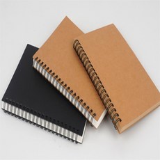 률대디 미니 노트 줄없는노트, 브라운+브라운