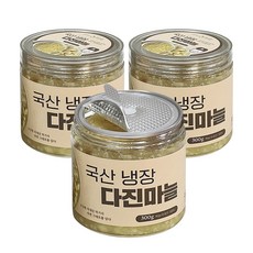 국내산 마늘 냉장 다진마늘 간마늘 당일제조, 3개, 300g