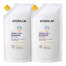 아토팜 키즈프레쉬 2in1 샴푸 대용량 250ml 2개