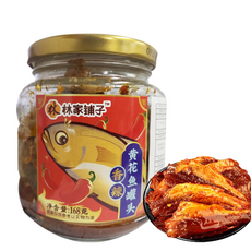 중국식품cn마트 임가복 샹라황화위 매운조기통조림 168g, 1개