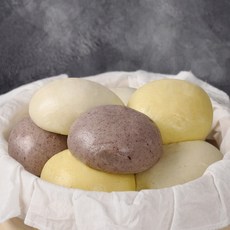 [안흥찐빵] 쌀찐빵 20개+단호박쌀찐빵 20개+흑미쌀찐빵 20개, 60개