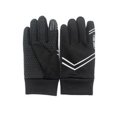 體溫魔術師丨防潑水機車騎乘手套 高彈止滑防風觸控保暖秋冬手套, 黑, 1個