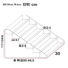 아크릴화장품정리대 화장대정리함 화장대트레이 정리대, N. 30cm 확장 6단
