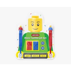 옥스포드 블럭 칫솔 세트, 3개