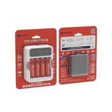 Meet Mind AA 可充電鋰電池組 支援 Type-C 充電, 1個, 1個裝