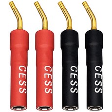 CNCESS CESS-054 바나나 플러그 - 핀 어댑터 나사 타입 4mm 바나나 4팩 144131, CNCESS CESS-054 바나나 플러그 - 핀 어댑