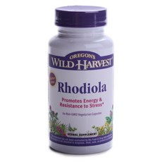 OREGON'S Wild Harvest 紅景天補充素食膠囊, 1個, 60 件