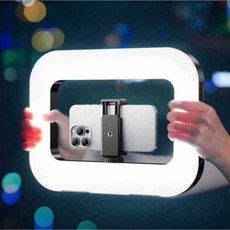 조명 휴대폰 거치대 셀카 방송 장비 스마트폰 손잡이, 상세페이지 참고, 일반형 4000mAh 3색