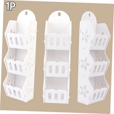 조립식 벽걸이 폭좁은 선반 3단 플라스틱 선반 got+796Rt, 없음, 1개