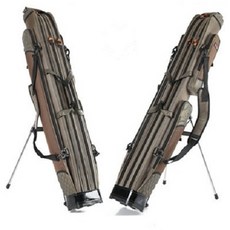 漁具包 1.25米1.3米1.4米1.5米1.6米二層三層釣魚包竿袋海竿包釣竿包, 1.4米3層加厚面料防水支架包