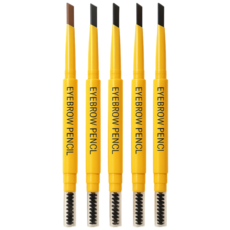 + 물방울심 잘그려지는 아이브로우 오토 눈썹 펜슬, 흑갈색 + 회갈색, 2개