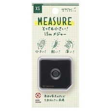 Midori 捲尺 XS 1.5m 胭脂紅 35533006, 1個