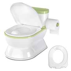 Cheertry 2in1 유아변기 아기변기커버, 그린