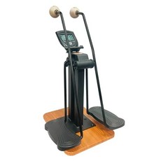 【海夫健康生活館】祐奇 大螢幕電子錶 專利手腳踢腿運動機 (附加手機座), 黑/木紋