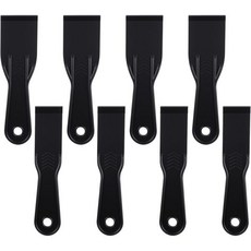 스크래퍼 껌칼 퍼티 나이프 플라스틱 스크레이퍼 8개 1.5/2인치 유연한 페인트 블랙 필링 세트 스패클 도구 드라이월 패치 월 페인팅 수리용, 스크래퍼 껌칼 퍼티 나이프 플라스틱 스크레이퍼 8개 1