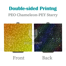QIDI Q2 스프링 스틸 시트 PEI PET 양면 프린팅용 카본 파이버 qidiq2 3D 프린터 히트베드 빌드 플레이트, 02 Chameleon Starry, 01 280x280mm