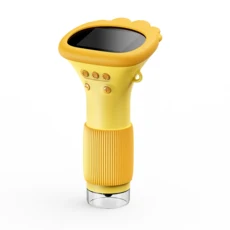 어른용 LED 사진 비디오 기능 현미경 1000 배 확대경 200 메가 픽셀 교육용 장난감 과학, 02 Orange