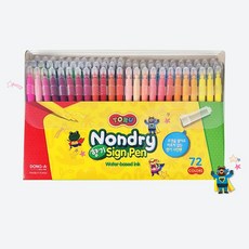 동아 논드라이 향기사인펜 72색, 상세페이지 참조, 상세페이지 참조
