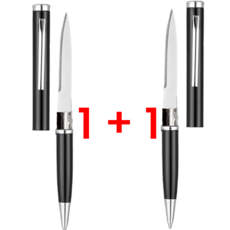 호신용 칼 휴대용 캠핑칼 호신용나이프 주머니칼, 2개, 블랙