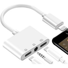 번개 to 헤드폰 어댑터 3.5mm 잭 3 in 1 이어폰 및 충전 분배기 아이폰 131211SEXSXRX87 아이패드, 번개 to 헤드폰 어댑터 3.5mm 잭 3 in 1 이