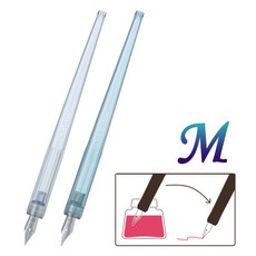 PILOT 이로우츠시 레진바디 투명 딥펜, 투명 (투명 딥펜), M