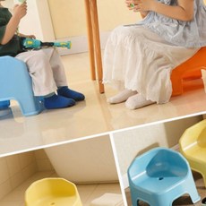 유아 의자 등받이 아기 목욕 욕실 어린이 디딤대 발판 식탁, 1개, 에코 01.체어옐로우