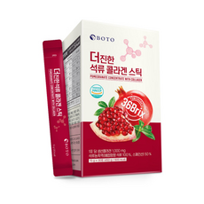 더진한 석류 콜라겐 스틱, 15g, 1박스
