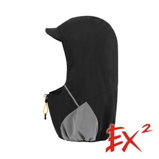 EX2 德國 防風保暖頭套 黑色 668087, 1個