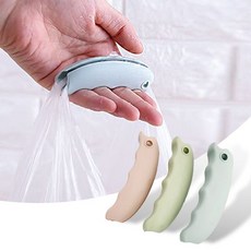 스토어-다유 쇼핑백손잡이활용도높은 실리콘 봉투 손잡이 쇼핑 핸들 자국방지 안전, 1개, 본상품선택