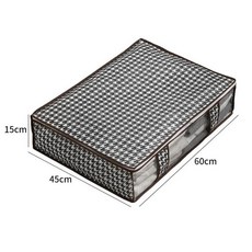 대형 침대 바닥 보관 상자 접이식 의류 이불 가방 가정용 먼지 및 습기 침실 장난감 잡화 정리, 4Matchestheimage, 1개