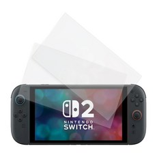 위저드 닌텐도 스위치2 강화유리 액정보호필름 2p 세트 투명 1세트 게임 악세사리, 2개, SWITCH2