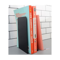 로켓터틀 L형 책꽂이 2개 철제북엔드