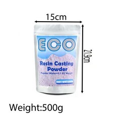 은점토 실버 클레이 CLAY ART 지점토 아트 점토 아트클레이 만들기용석고가루 300g500g1000g 석고 분말 고밀도 주조 수지 양식 DIY 수제 공예 홈 장식 성형 용품, 2)500g