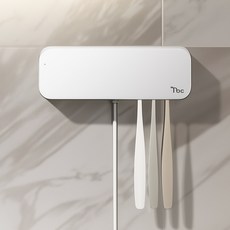 더본케어 칫솔살균기 가정용 히팅살균 면도기살균기 칫솔걸이 6구 무선 더본케어 TBC-3000, 화이트