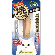 CIAO 魚柳條 本鰹燒 貓咪零食 鰹魚風味 獨立包裝, YK-23 老貓 海鮮干貝風味, 25g, 6個