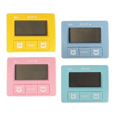 아이비스 5000 에비츄스톱워치 EB 10951 수능타이머 타임워치 시계 캐릭터타이머 시간타이머 공부 dew+02699WY, 핑크