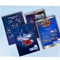 웍스알 무선 종합장 남 무선노트, 랜덤1개