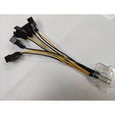 小白的生活工場 12V大4PIN 一分五 PWM小4 車用電源擴充器 車內風扇轉速管理 簡易安裝, 1個