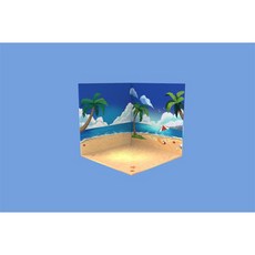 미니어쳐 배경 DIY 피규어 모형 아크릴 풍경 소품, P