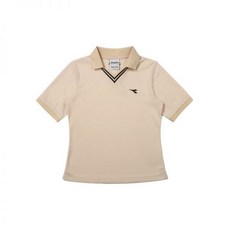 국내매장판 디아도라 코모도 PK 반팔 티셔츠 우먼 베이지 554322