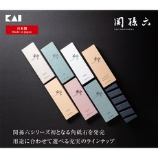 工具家達人 貝印 KAI 關孫六 雙面陶瓷磨刀石 AP-0334 附收納盒 關孫六磨刀石, 1個, #400
