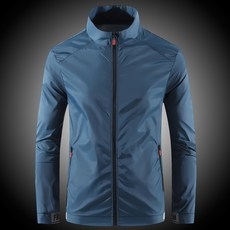 BUILT FREE 男生輕薄透氣防曬外套, 深藍,L（建議50-56公斤）