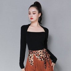 댄스복 라인 라틴 블라우스 상의 바차타 줌바 빅사이즈 아랑 화려한 슬림핏 고고 단체복