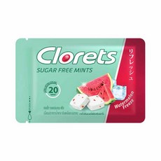 태국 클로레츠Clorets 캔디 무설탕 Watermelon Freeze 맛, 1개, 15.4g