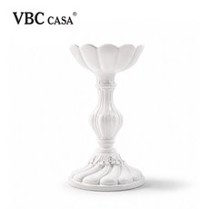 VBC CASA 義大利製造 純白系列 22cm 高腳燭台