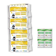 Dailix 24.5cm 一般護墊 9片/包*4包 + 贈品4片, 4個, 9片, 日用