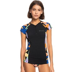 백화점 출고 록시 여성 반팔 래쉬가드 RX821KWT